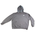Nike Club Fleece Hoodie Mens XL Gray Pullover Sweatshirt Swoosh BV2654-071