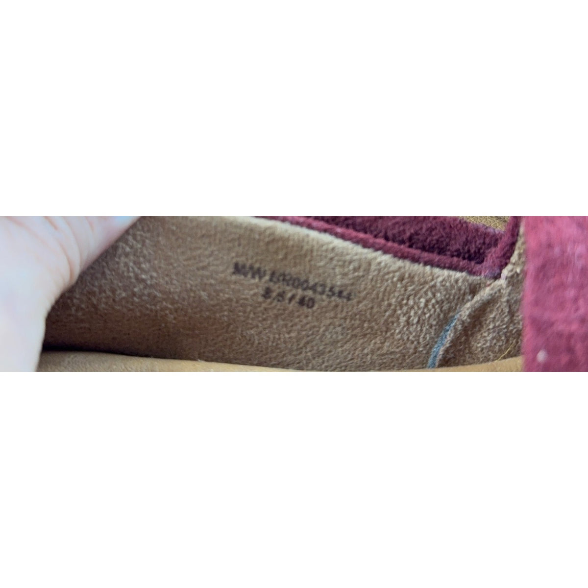 Dark Academia Burgundy Suede Smoking Loafers Born Size 9