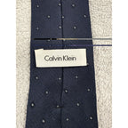 Vintage Mens Silk Tie Lot Calvin Klein Jones New York Don Loper Blue Geometric