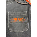 93brand Casual Gi Pants Mens A2 Black Orange Drawstring Jiu Jitsu Lounge
