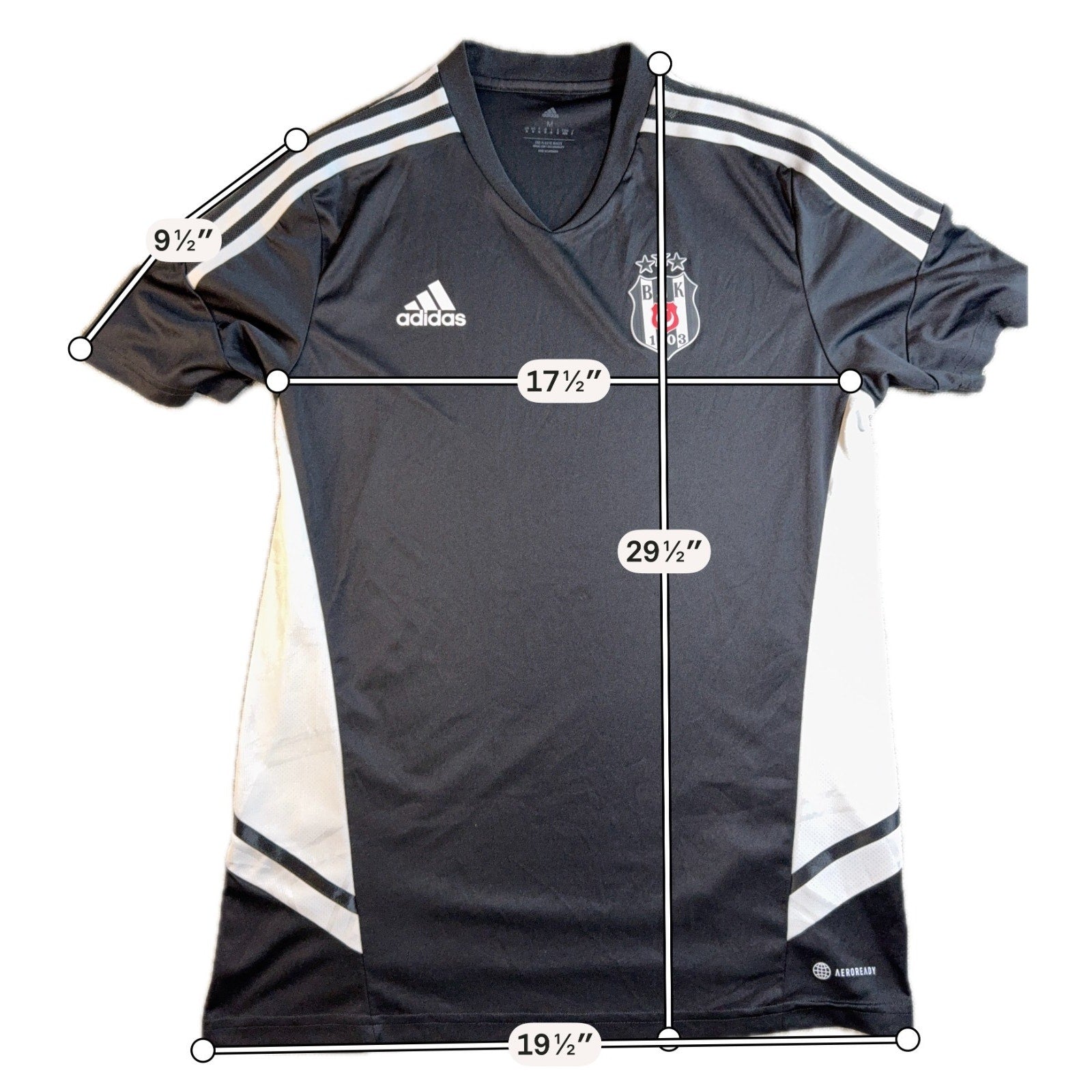 Adidas Besiktas JK Training Jersey Men M Black Condivo 22 H21254 Turkey
