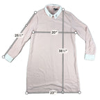 Victoria Beckham for Target Bunny Collar Pink Shift Dress Women M Rabbit