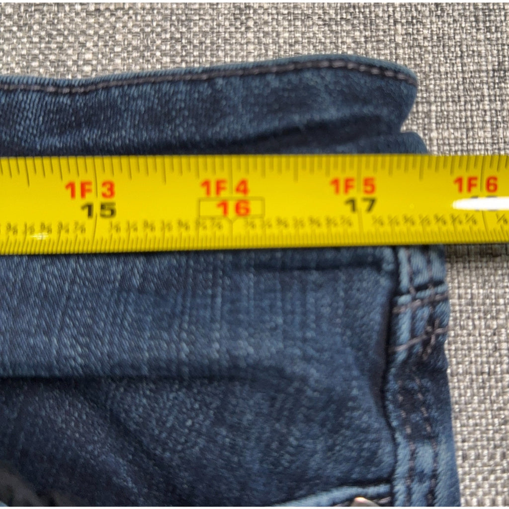KUT From The Kloth Womens 14 Baby Bootcut Jeans Dark Wash Stretch 33x29