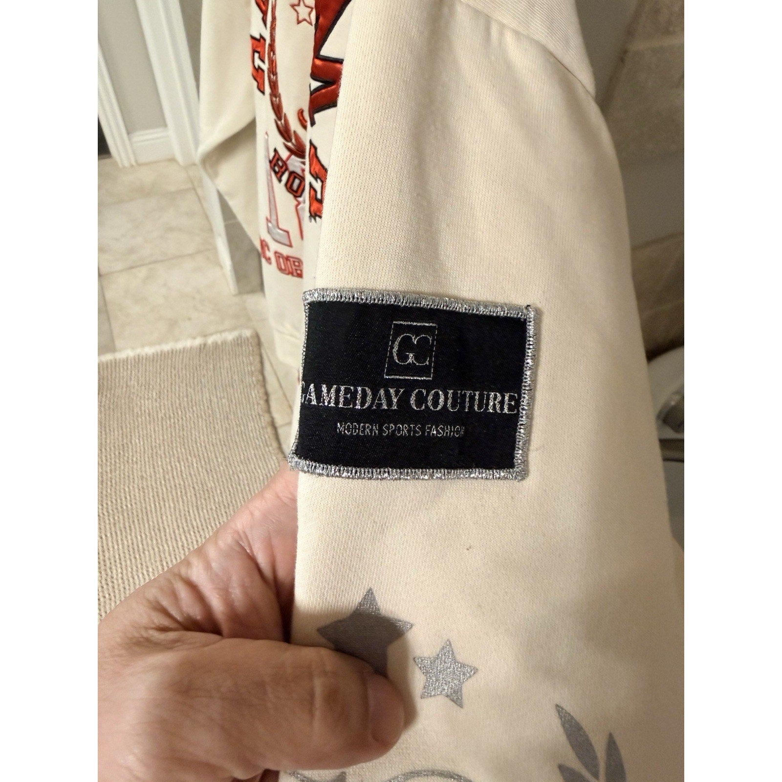 Alabama Crimson Tide Oversized Crewneck Sweatshirt Women’s Large Gameday Couture