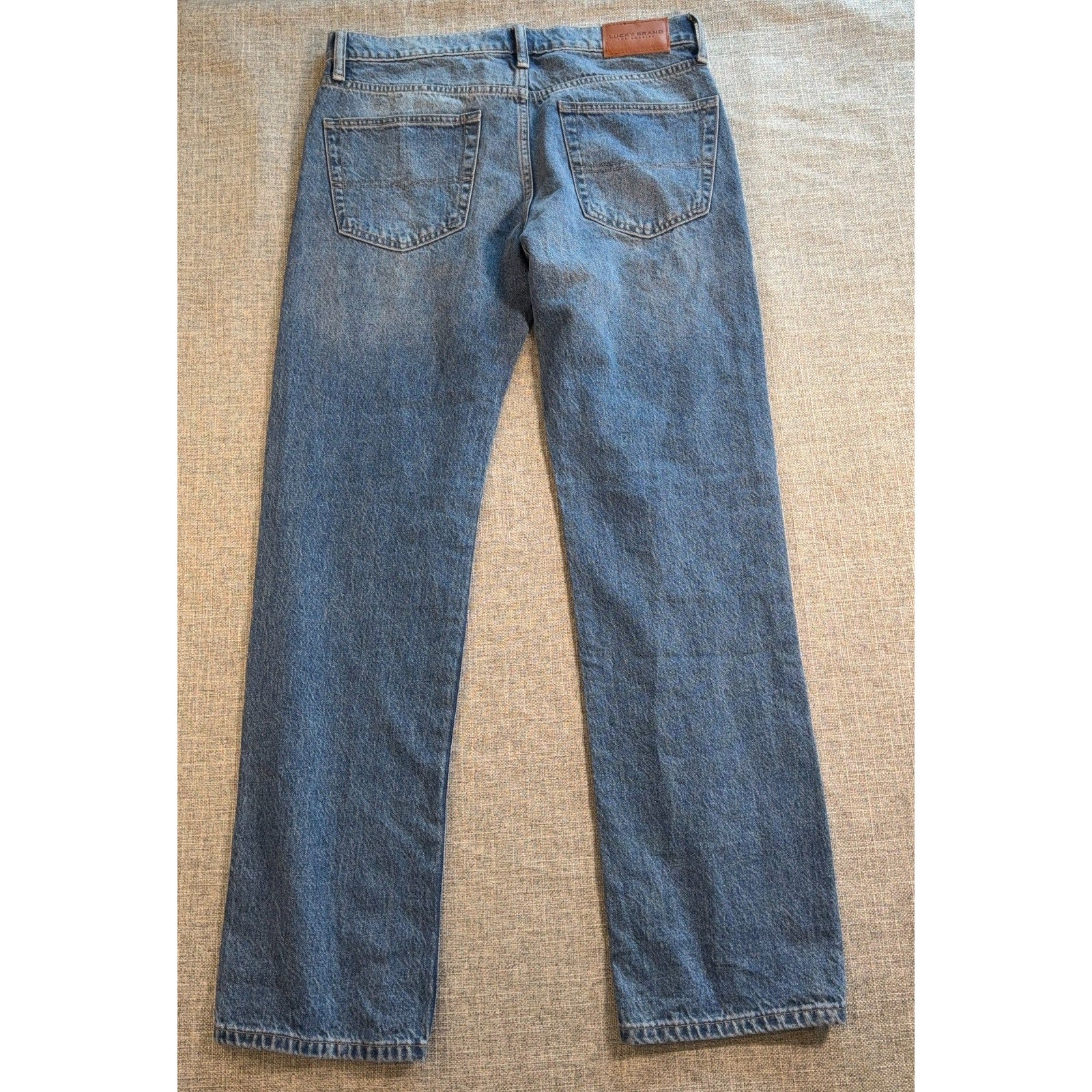 Lucky Brand 363 Vintage Straight Jeans Mens 30x32 Blue Denim Relaxed Fit W30 L32