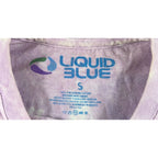 Liquid Blue Grateful Dead Ship of Fools Tie Dye T Shirt Small Double Sided
