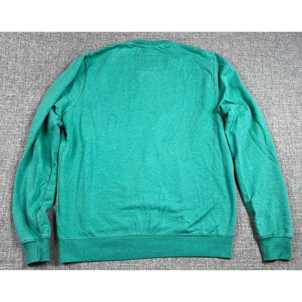San Francisco Work Shirts Mens S New York Green Embroidered Sweatshirt