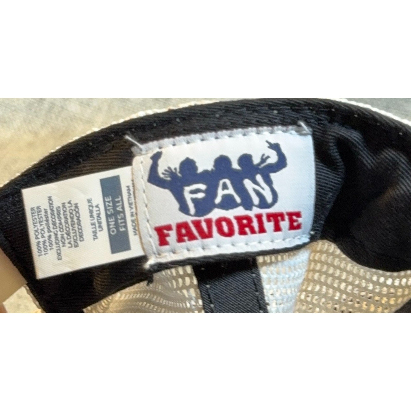 Michigan Wolverines Fan Favorite Trucker Hat Gray White Mesh Adjustable NWT