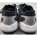 lululemon Blissfeel Run Sneakers — Women’s 7.5, Black/White, Fair Condition