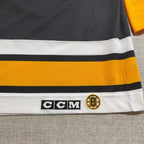 Vintage CCM Boston Bruins Jersey Mens M NHL Hockey Black Gold Made Canada