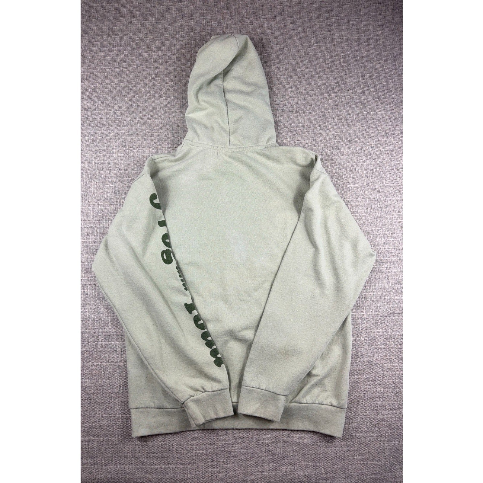 Frog and Toad Hoodie Mens Medium Sage Green Best Friends Graphic Pullover