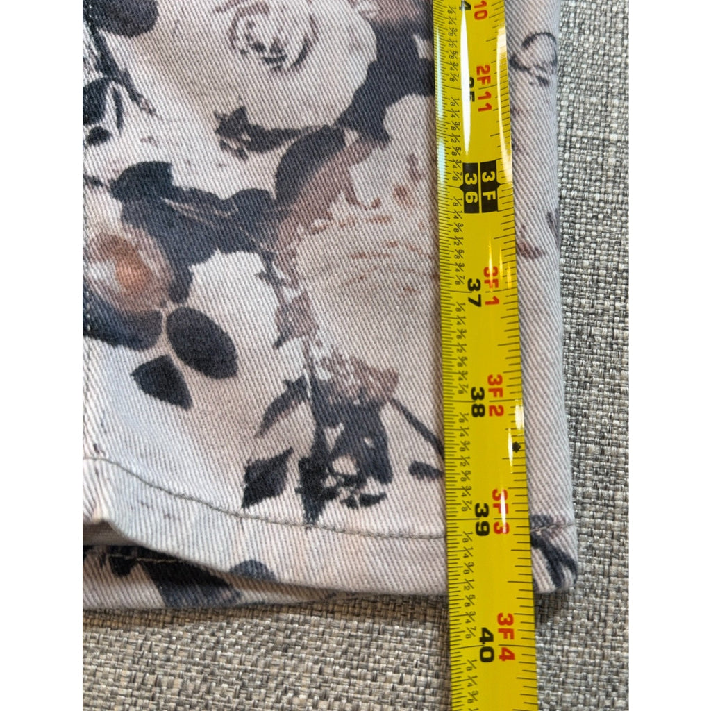 BDG Urban Outfitters High Rise Twig Ankle Floral Skinny Jeans Womens 32x29