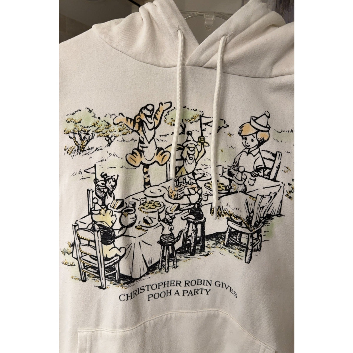 Disney Winnie the Pooh Party Hoodie — Cream, XXL