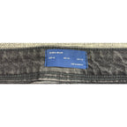 Zara Man Jeans Mens 32 Black Gray Acid Wash Slim Tapered Denim 28 Inseam