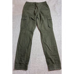 H&M Divided Cargo Jogger Pants Mens 30 Olive Green Ripstop Utility