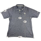 Army Black Knights West Point Mens XXL Polo Gray Heather Performance Shirt
