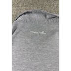 TravisMathew Polo Shirt Mens Medium Gray Golf Performance Short Sleeve