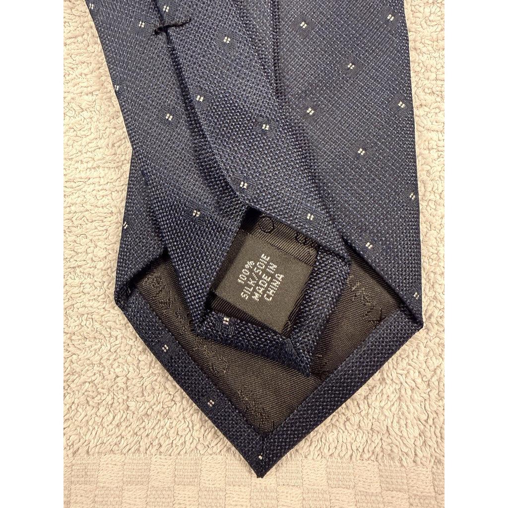 Vintage Mens Silk Tie Lot Calvin Klein Jones New York Don Loper Blue Geometric