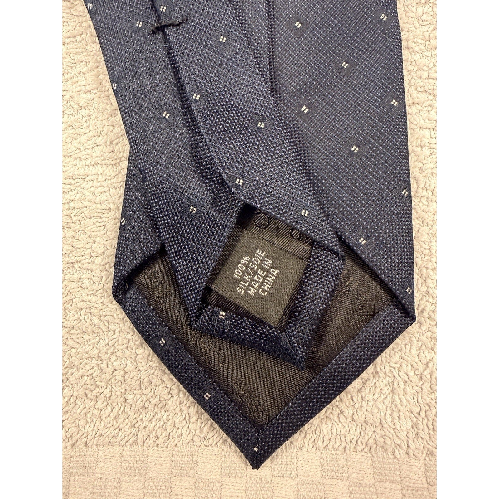 Vintage Mens Silk Tie Lot Calvin Klein Jones New York Don Loper Blue Geometric