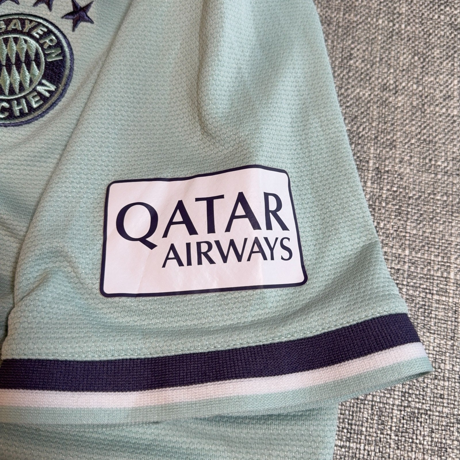 Bayern Munich 2018-19 Away Jersey Youth XL Adidas Soccer Football Green