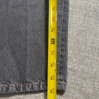 Levis Skateboarding Super Baggy Jeans Mens 30x34 Gray Black Y2K Skater A4298
