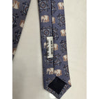 Vintage Thai Silk Tie Lot of 3 POY Thailand Chiang Mai Elephant Novelty Plaid