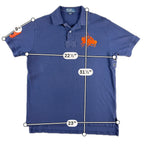 Polo Ralph Lauren Big Pony Polo Shirt Navy Orange #3 Rugby Style 22.5x31.5