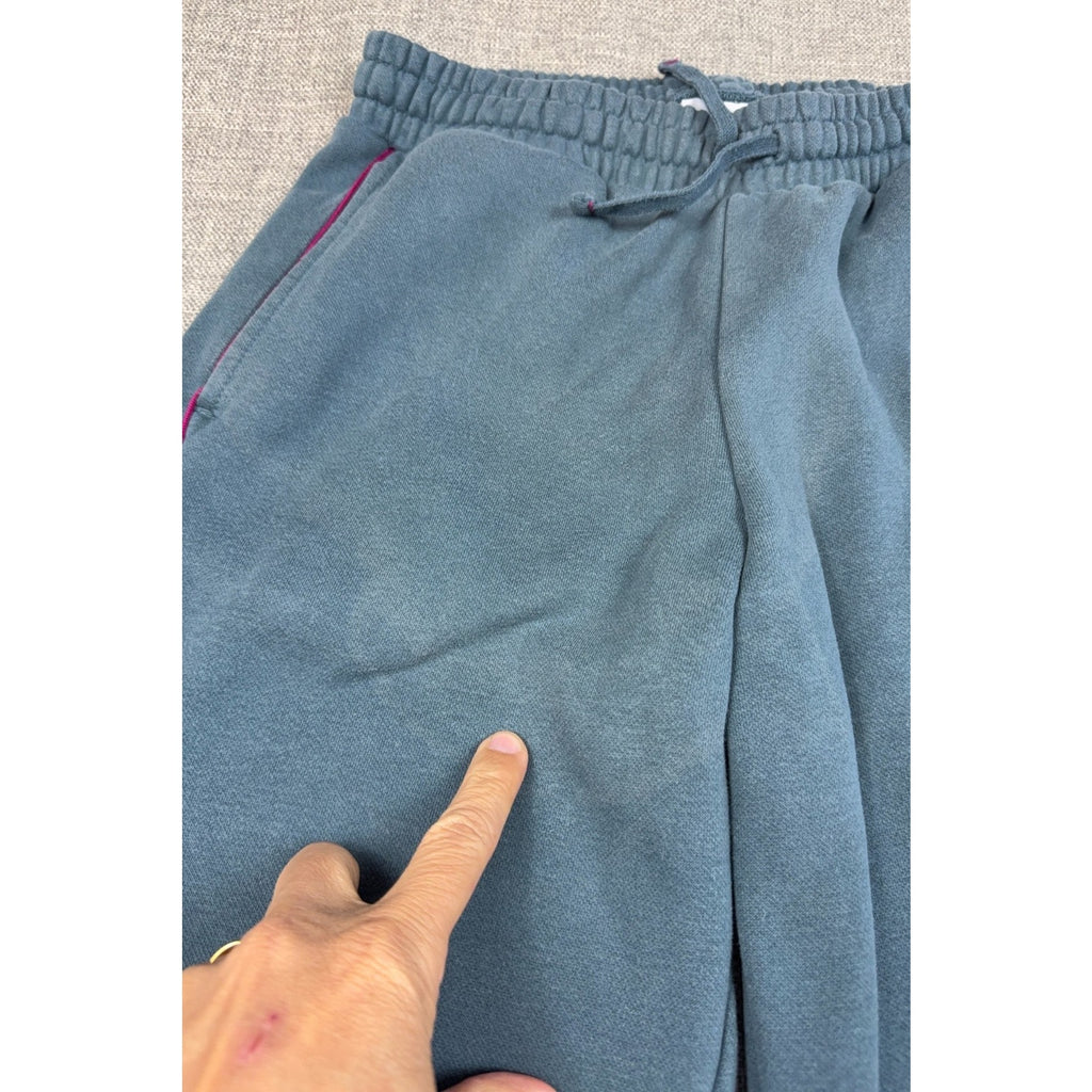 Puma Women’s Teal Pink Piping Hoodie S Joggers M 2 Piece Sweatsuit Set
