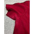 GUESS Envy T Shirt Mens XXL Burgundy Y2K Grunge Embroidered Graphic Tee