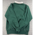 Vintage 90s Morning Sun Christmas Bunny Sweatshirt Womens M Peter Pan Collar