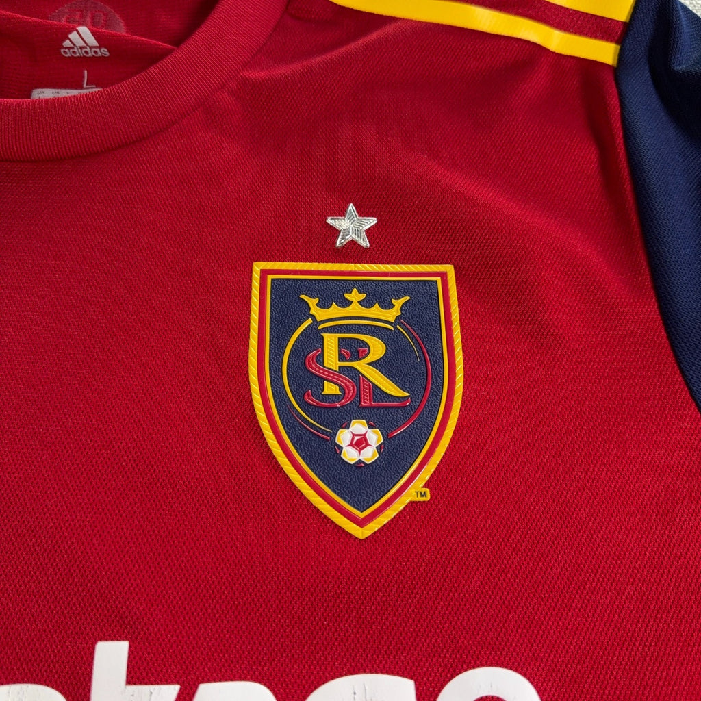 Real Salt Lake Adidas Jersey Mens Large 2018 MLS LifeVantage Climacool RSL Socce
