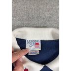 Vintage 90s Morning Sun Cat Sweatshirt XL Jerzees USA Apple Basket Collared