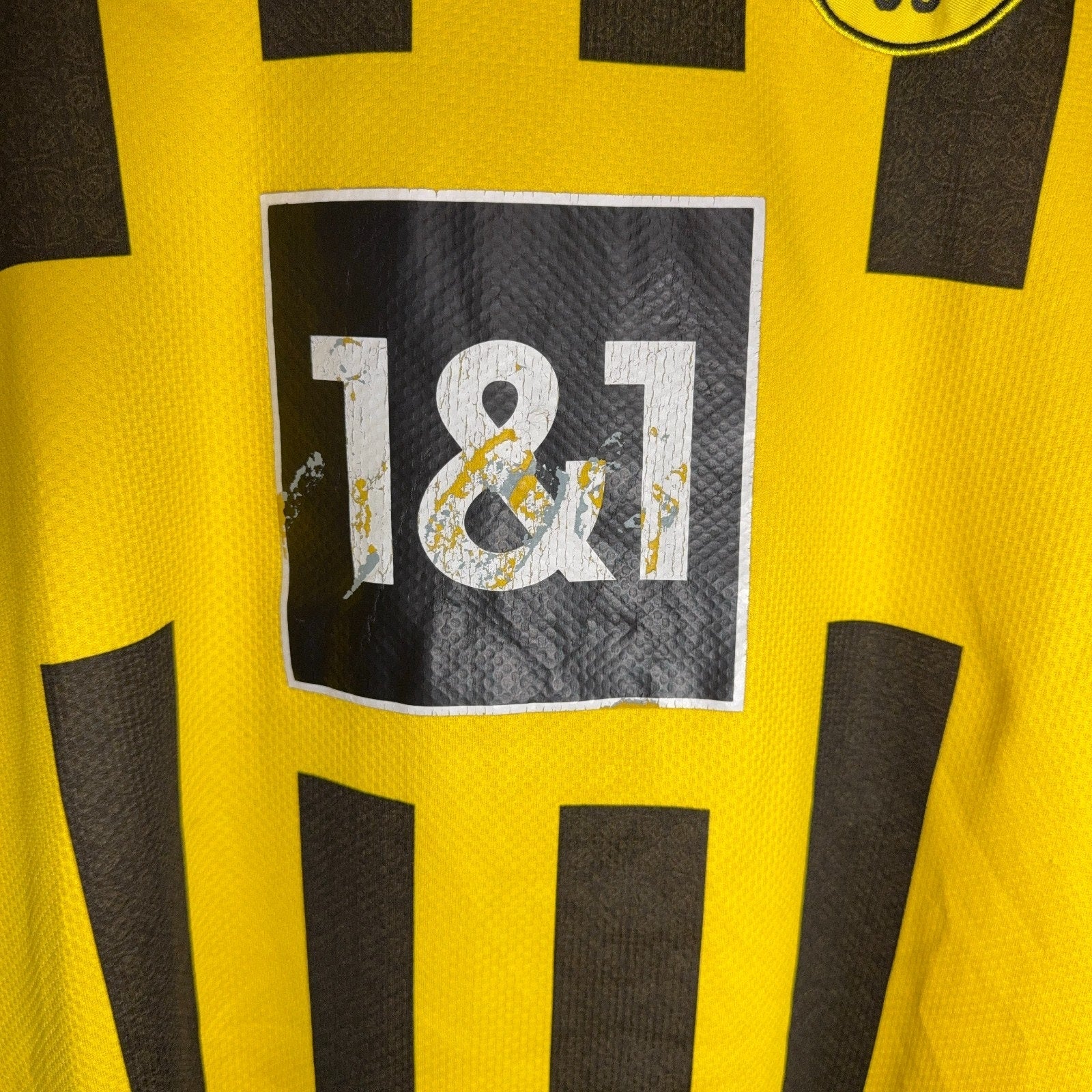 Puma Borussia Dortmund BVB Jersey Mens Small Yellow Black #8 Soccer Football Kit