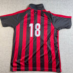 Lot 2 Youth Soccer Jerseys AC Milan Ireland Moody #19 Red Green Fan Shirts