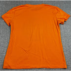 Basic Witch Halloween T Shirt Women's L Orange Coffee Parody Graphic Tee