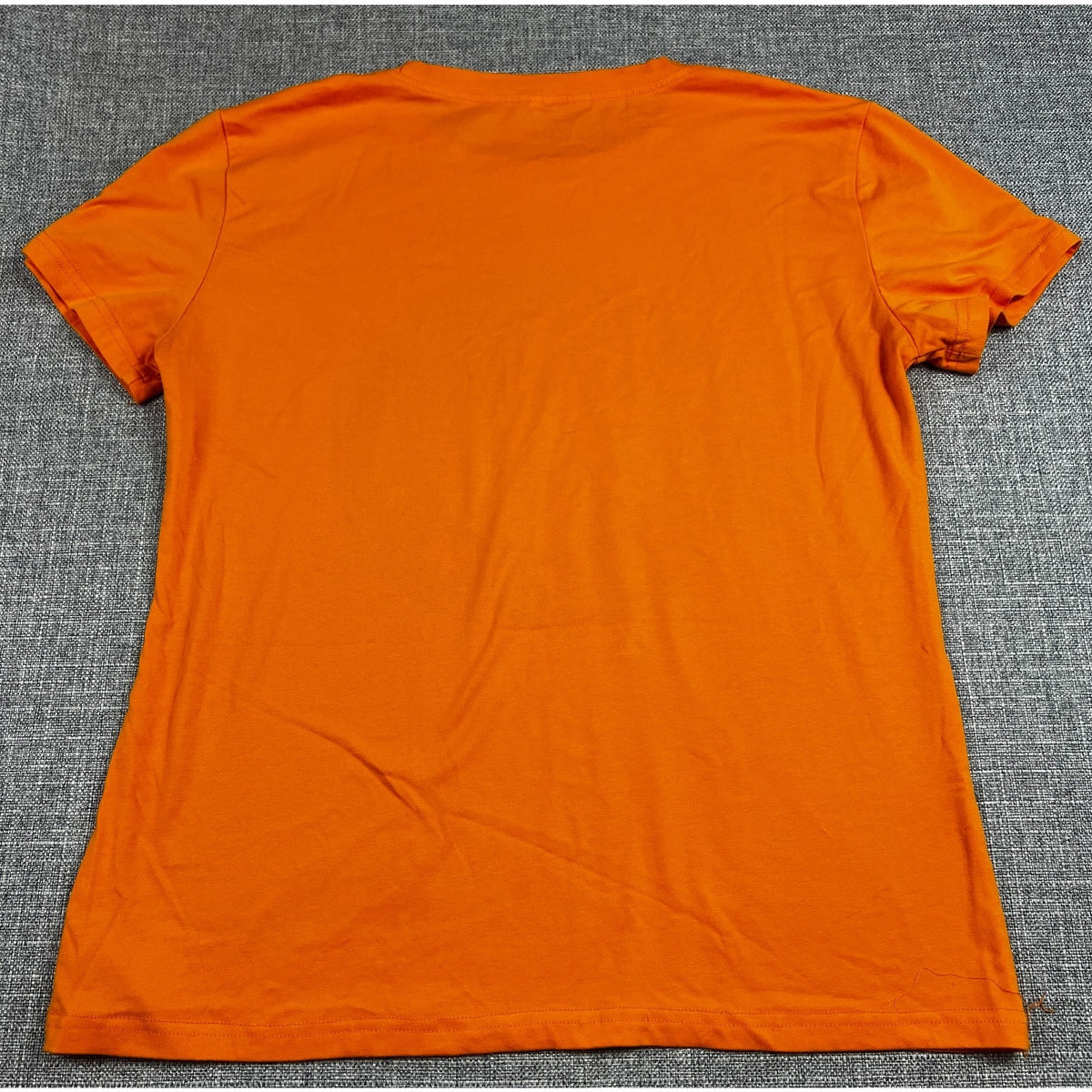 Basic Witch Halloween T Shirt Women's L Orange Coffee Parody Graphic Tee