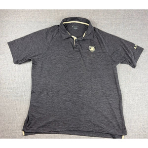 Army Black Knights West Point Mens XXL Polo Gray Heather Performance Shirt