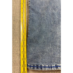 True Religion Rocco Relaxed Skinny Jeans Mens 44 Blue Orange Contrast Stitch