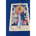 Smashing Pumpkins Spirits On Fire Tour 2022 Shirt XL Navy Tarot Band Tee