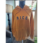 Rice University Jansport Hoodie Small Tan Pullover Sweatshirt Collegiate Logo