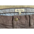 Peter Millar Mens Corduroy Pants 36 Gray 5 Pocket Straight Leg Casual Preppy