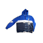 Chelsea FC Hoodie Mens 3XL Blue White Navy 1/4 Zip Official Soccer Pullover
