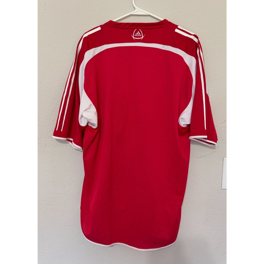 Vintage Ajax Amsterdam Adidas Climacool Training Jersey XL ABN AMRO Red Soccer