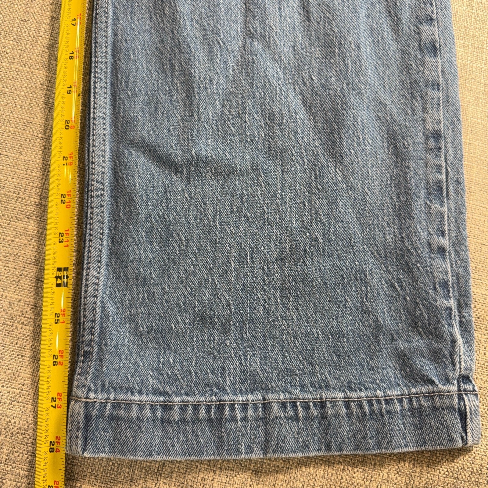 Hollister Super Baggy Jeans 32x32 Y2K Skater Wide Leg New York Embroidered