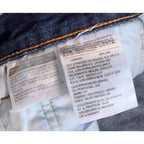 Levi’s 501 Jeans Mens 33x34 Tag 33x32 Actual Made in Egypt Button Fly Denim