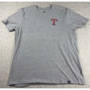 Elvis Andrus Texas Rangers T Shirt Mens XL Gray 47 Brand MLB Baseball #1 Graphic