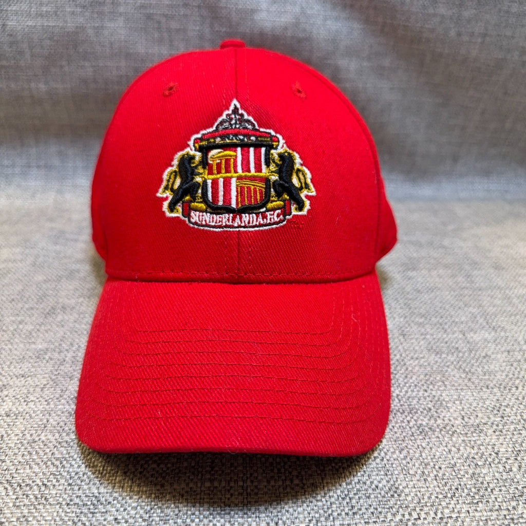 Sunderland AFC Hat UTS Red Embroidered Crest Adjustable Soccer Cap OSFA
