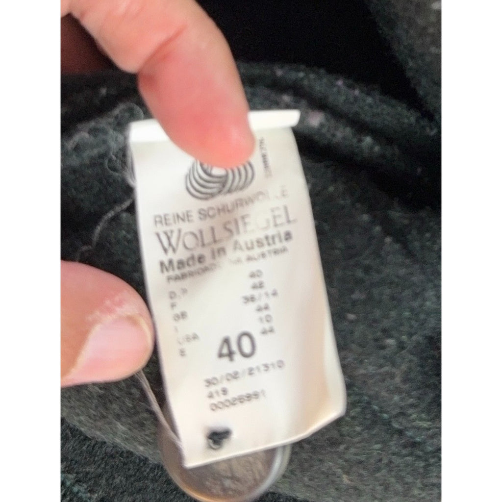Giesswein Austria Boiled Wool Jacket Women 40 Pheasant Hunting Trachten Vintage