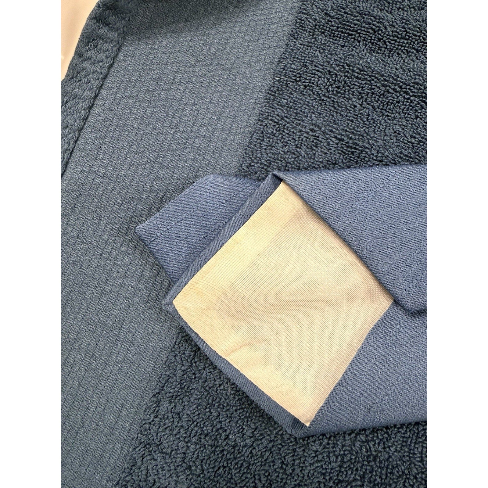 Vintage House of Alden Blue Textured Neck Tie Retro Business Formal Polyester