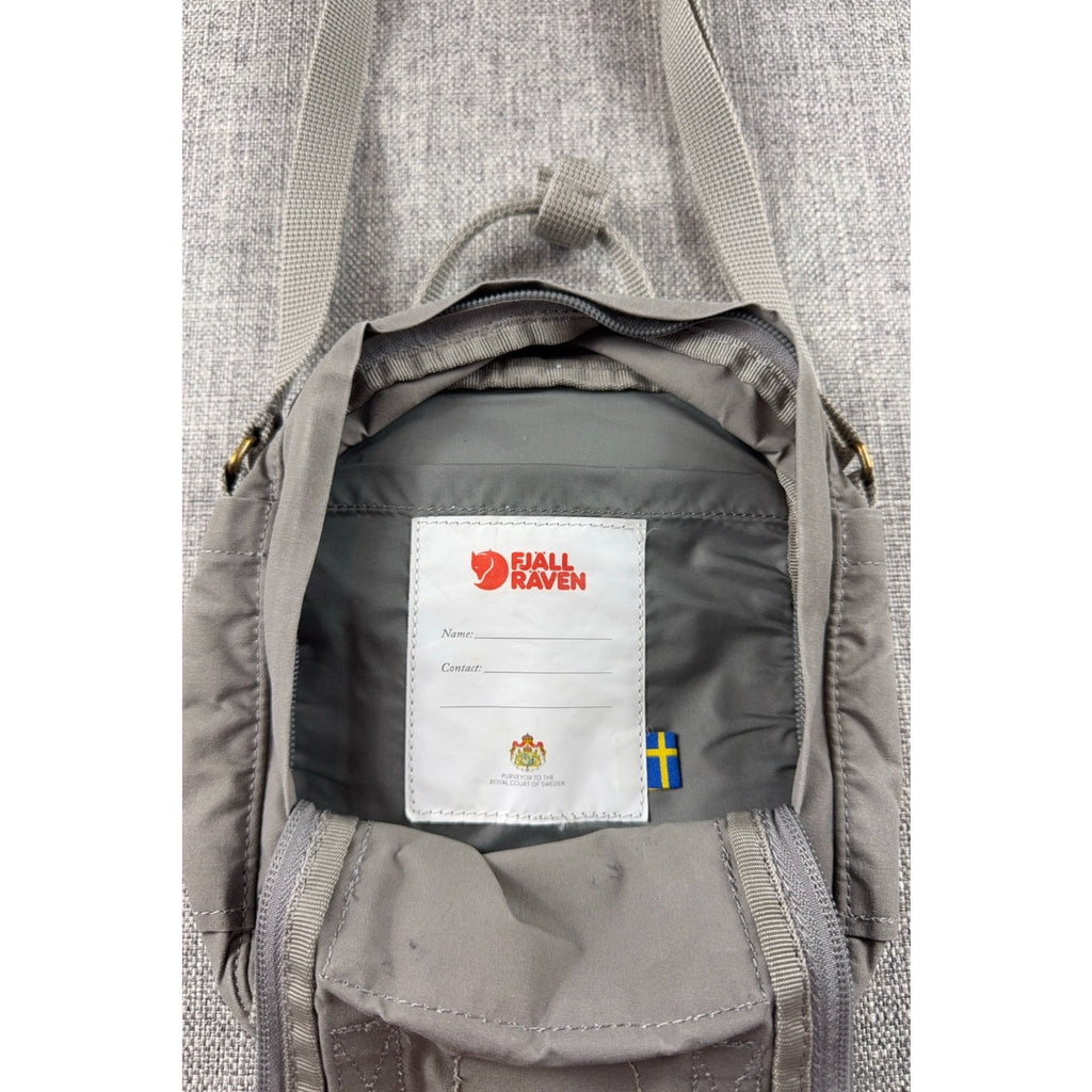 Fjallraven Kanken Sling Bag 23797 Fog Gray Crossbody Mini Backpack Purse